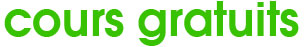 Cours gratuits